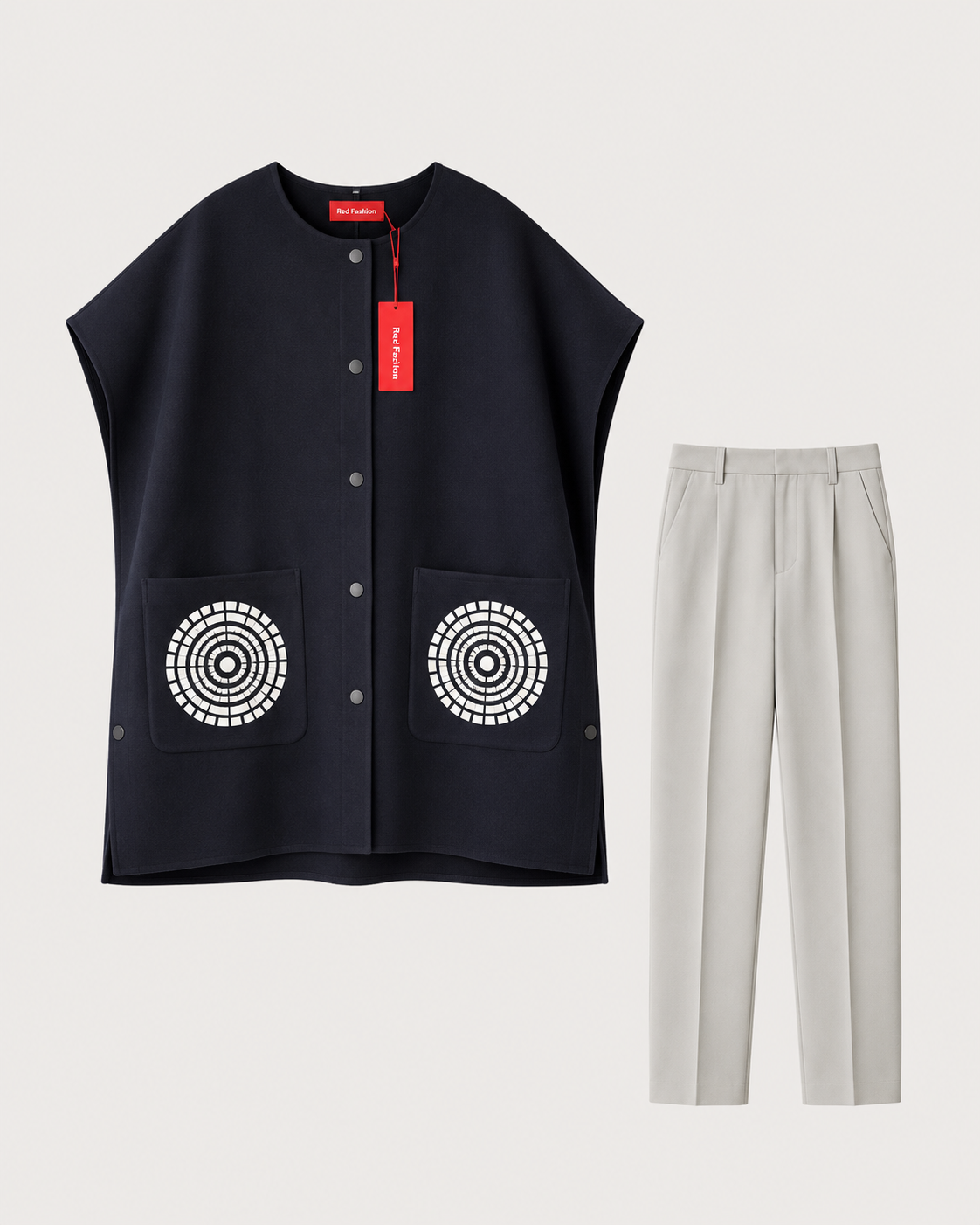 Red Fashion premium native evening outfit